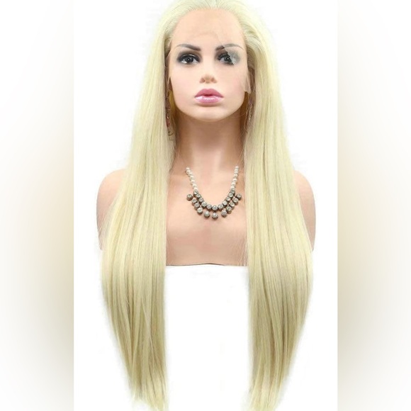 24” BLONDE  STRAIGHT LACEFRONT WIG *NEW* - Picture 2 of 5